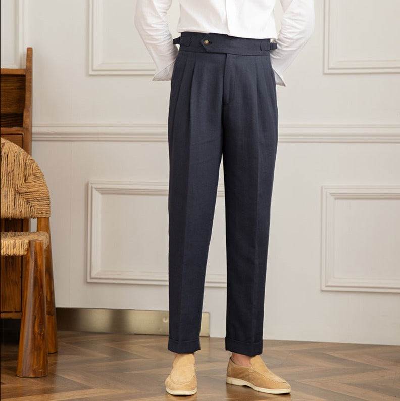 Pantalon en lin Santo