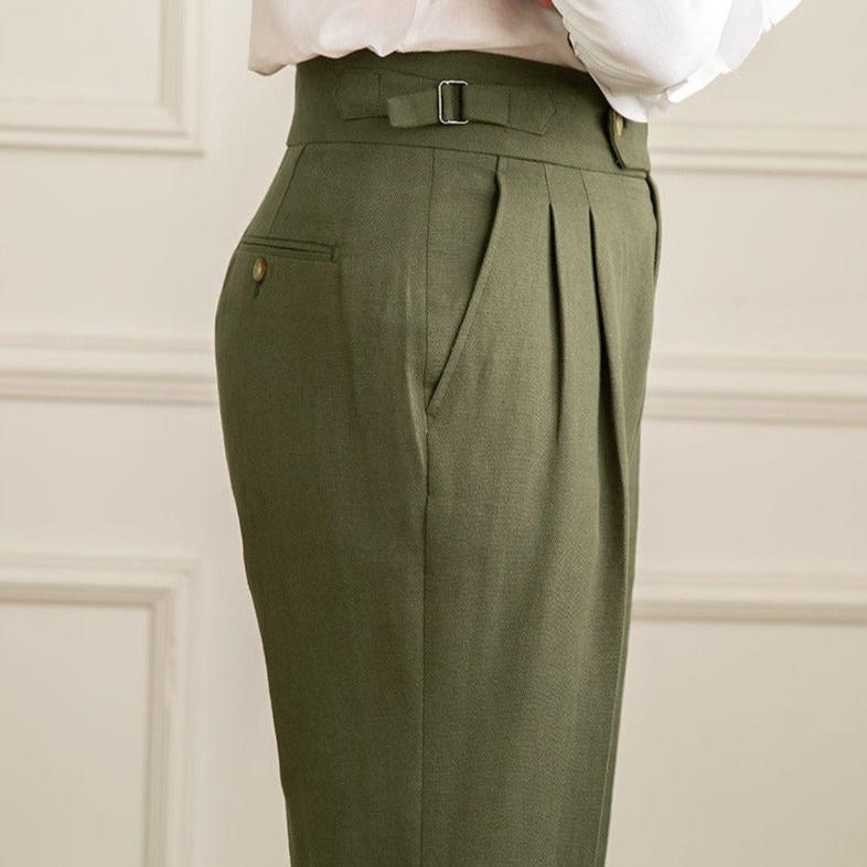 Pantalon en lin Santo