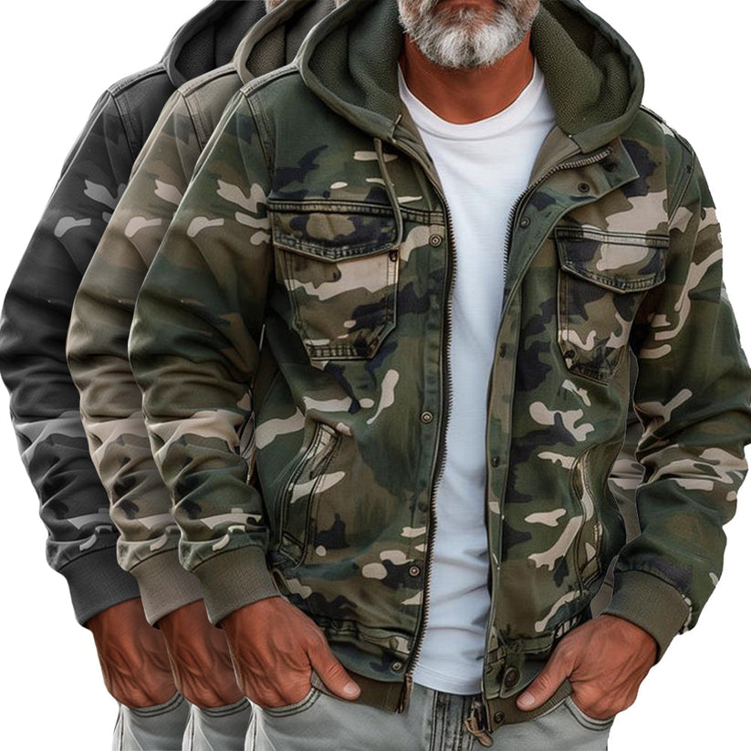 SAMI | VESTE AVEC IMPRIMÉ CAMOUFLAGE