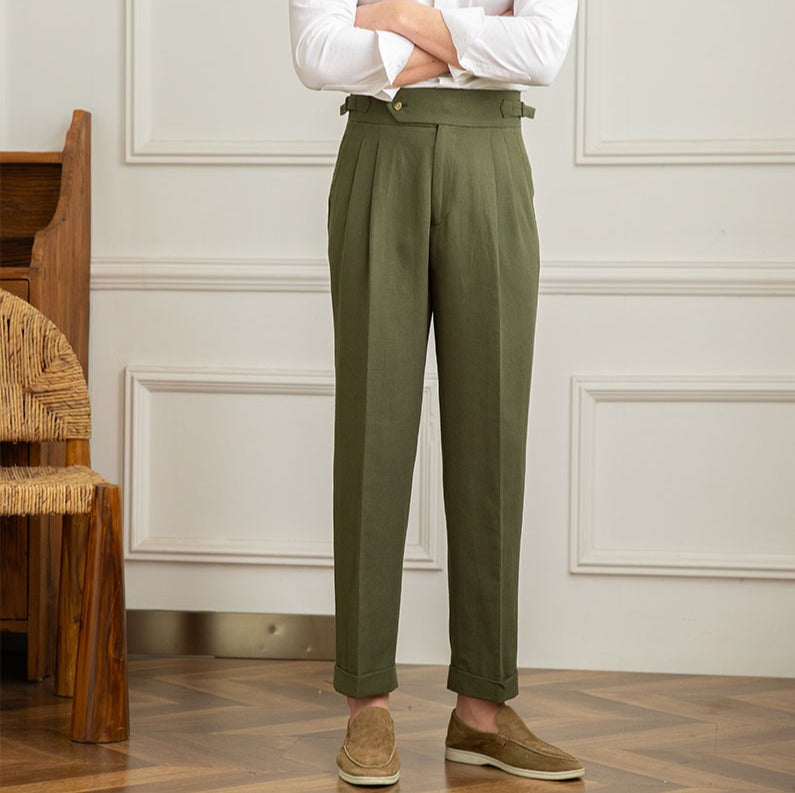 Pantalon en lin Santo