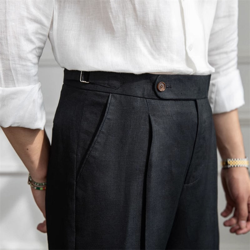 Pantalon en lin Celio