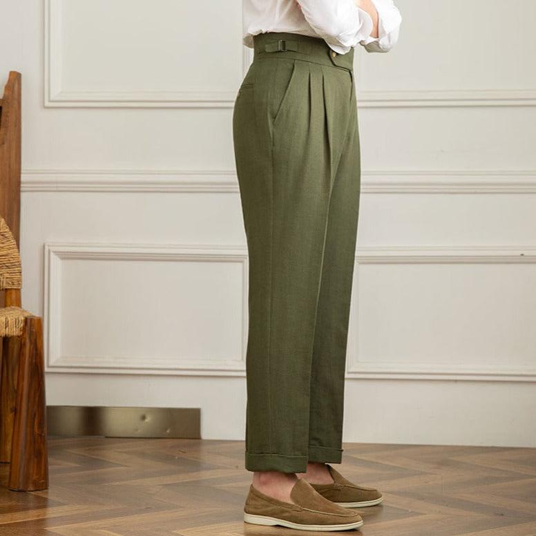 Pantalon en lin Santo
