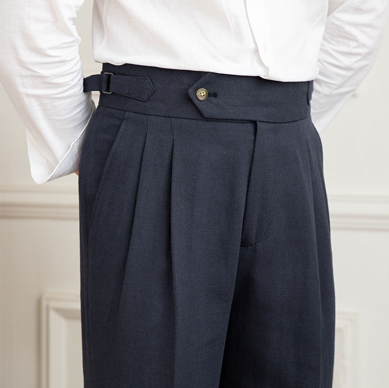Pantalon en lin Santo