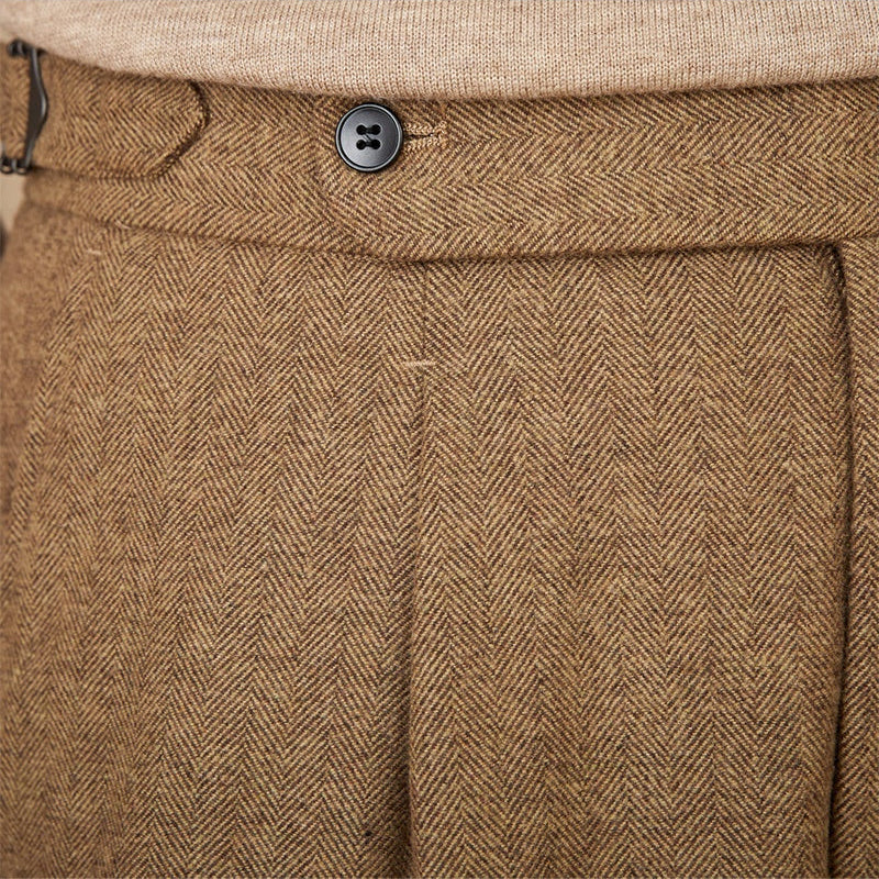Pantalon en laine Lucenti