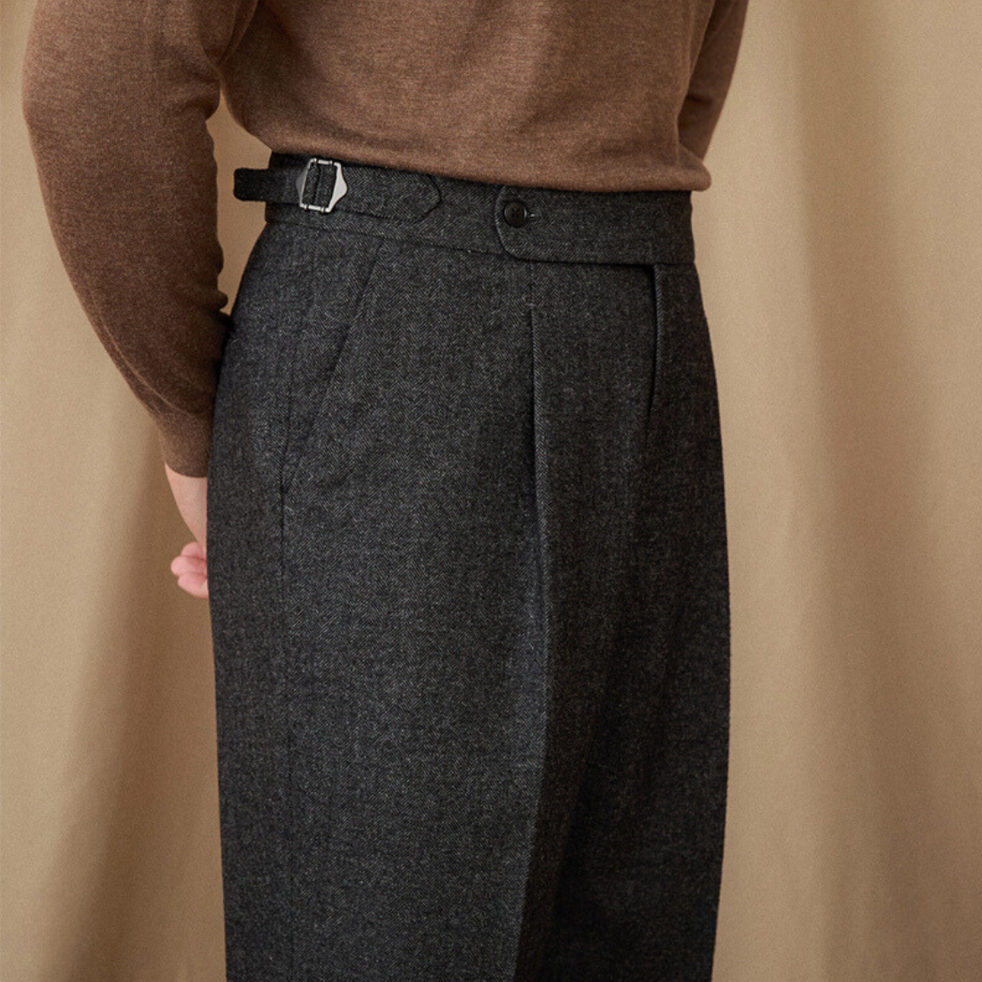 Pantalon en laine Lucenti