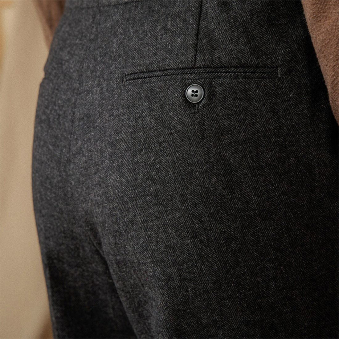 Pantalon en laine Lucenti
