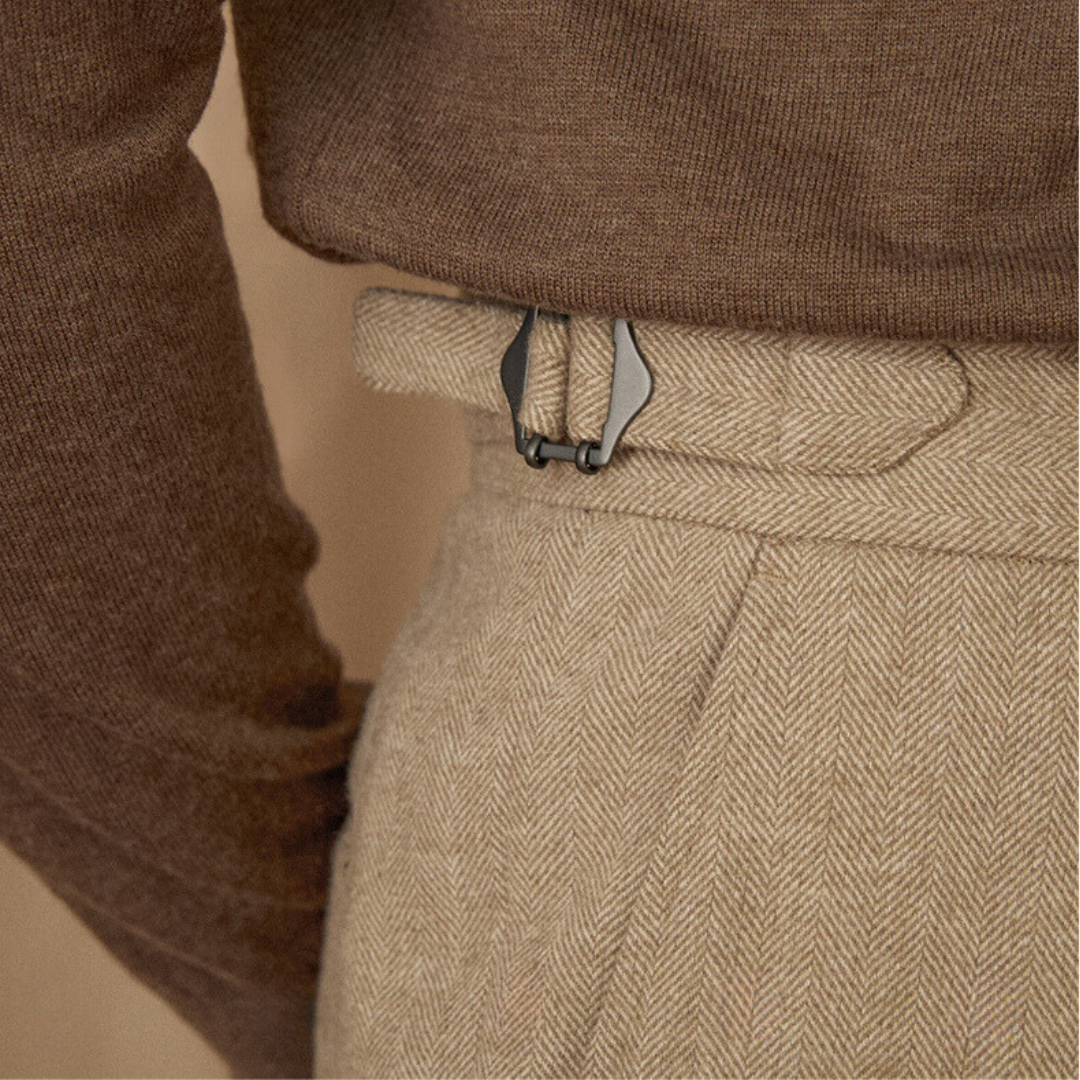 Pantalon en laine Lucenti