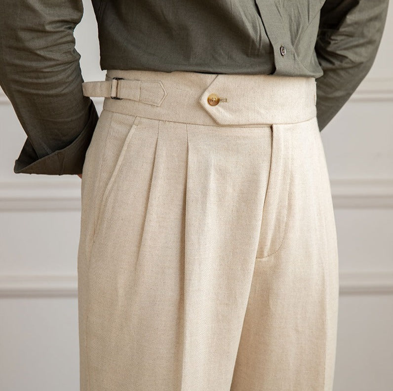 Pantalon en lin Santo