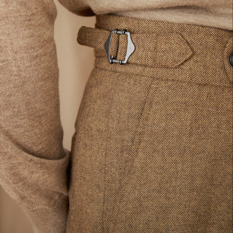 Pantalon en laine Lucenti