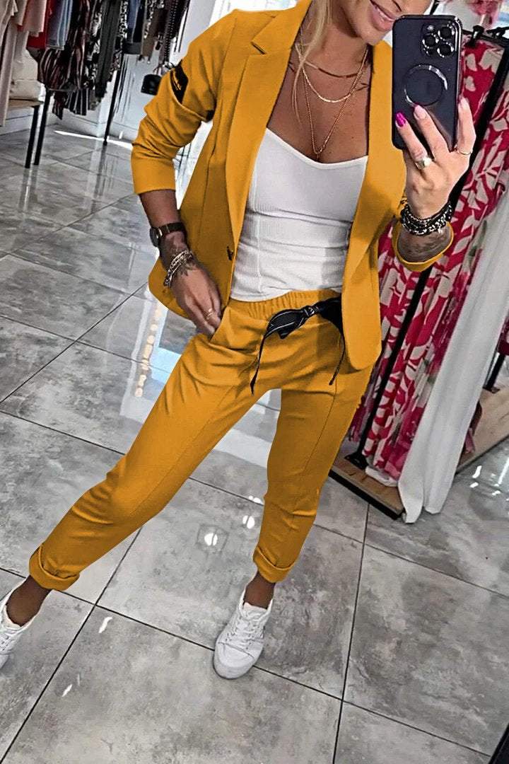 Dulce™ - Ensemble de deux pièces | Veste supérieure & pantalon élastique