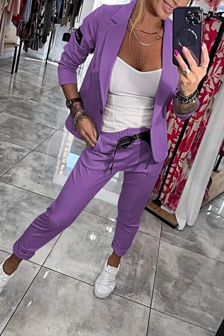 Dulce™ - Ensemble de deux pièces | Veste supérieure & pantalon élastique