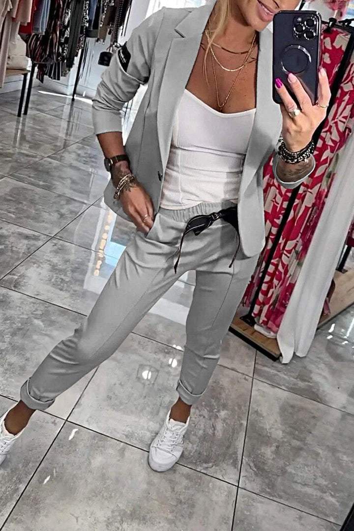 Dulce™ - Ensemble de deux pièces | Veste supérieure & pantalon élastique